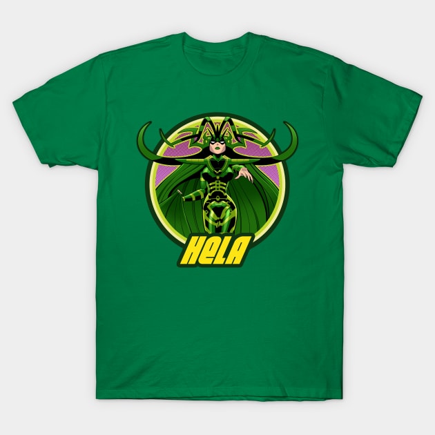 Hela T-Shirt by TomMcWeeney